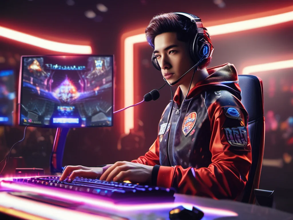 电竞选手晋级欢庆Fnatic